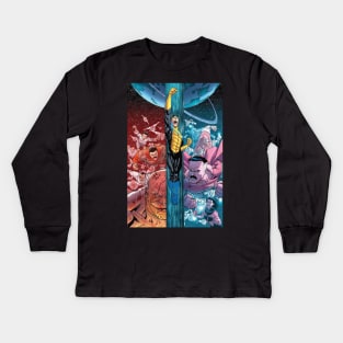 invincible poster Kids Long Sleeve T-Shirt